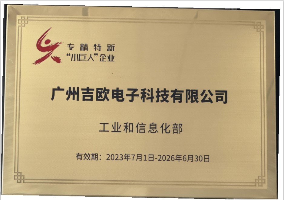 國家級專精特新“小巨人”企業(yè)