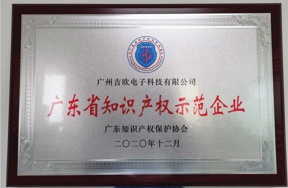 廣東省知識產(chǎn)權(quán)示范企業(yè)